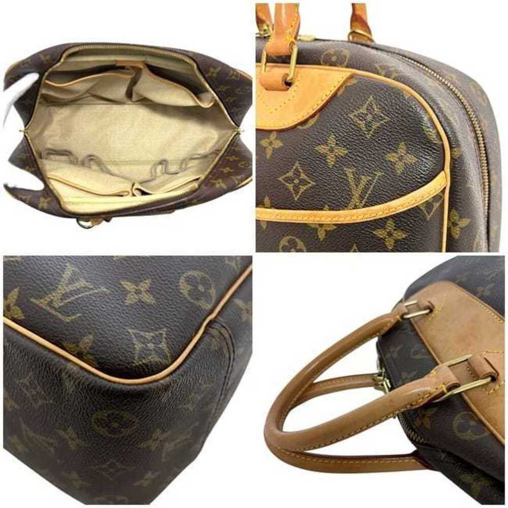 LOUIS VUITTON Brown Monogram Leather Deauville Boston Bag - Picture 4 of 11